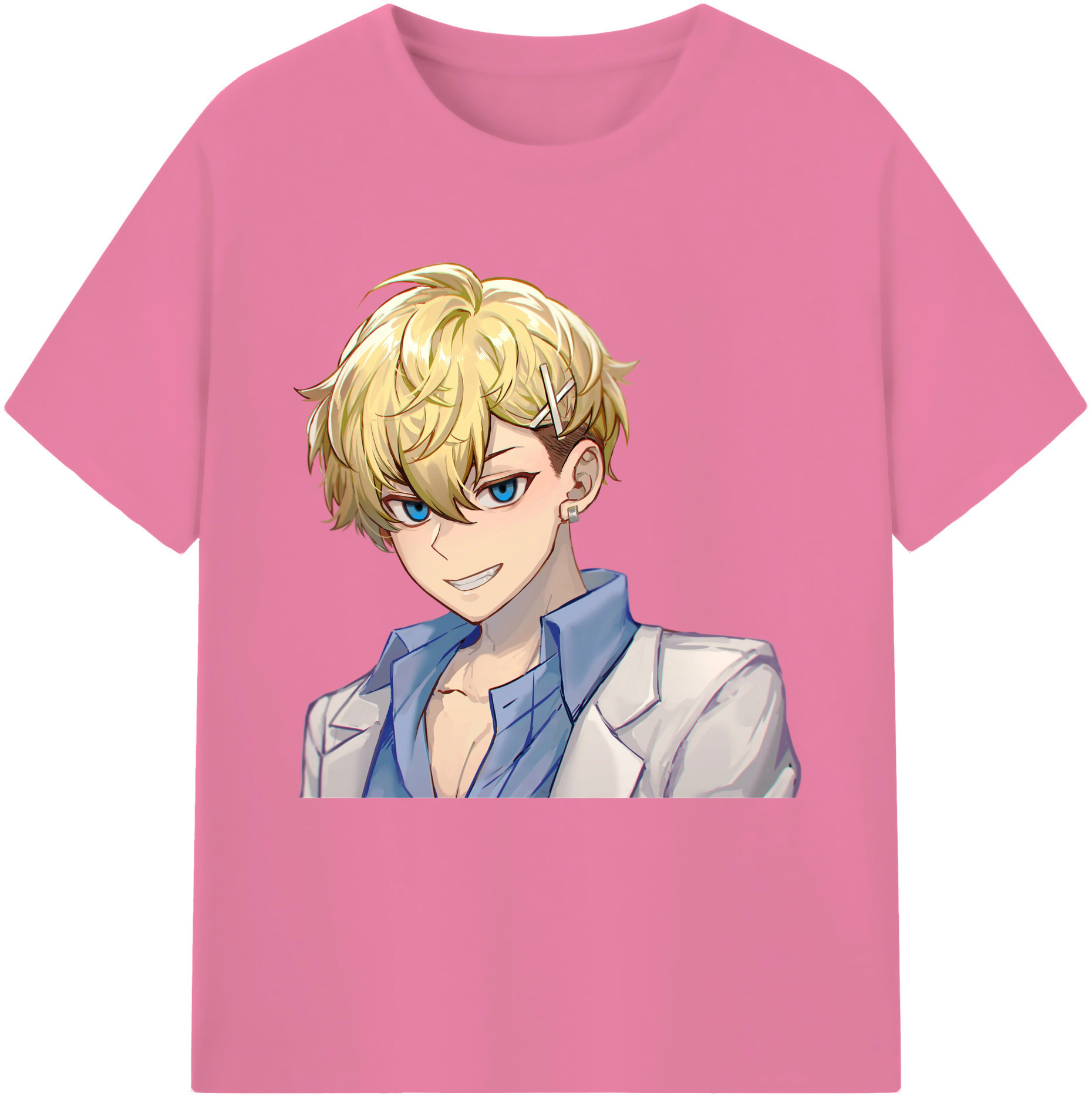 （画像用） 東京リベンジャーズ Tokyo Revengers 綿100％半袖Tシャツ（フロントプリント）